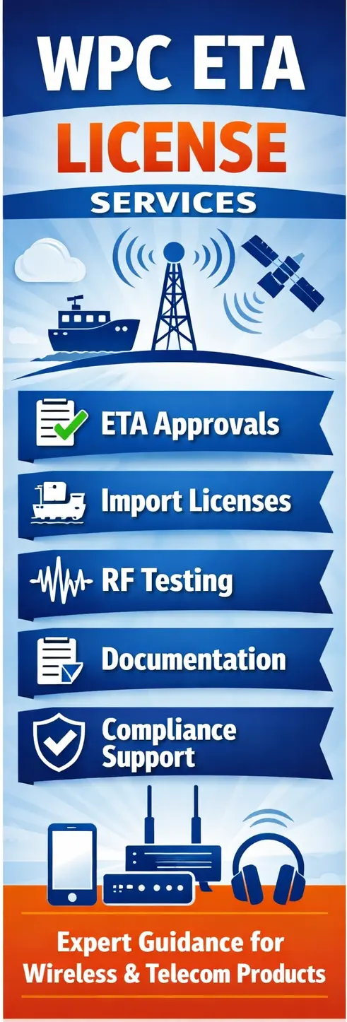 WPC Registration and WPC ETA Certificate Consultant in Mumbai